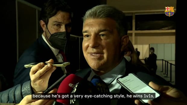 Laporta: 'Dembélé's one of the best in the world in his position'